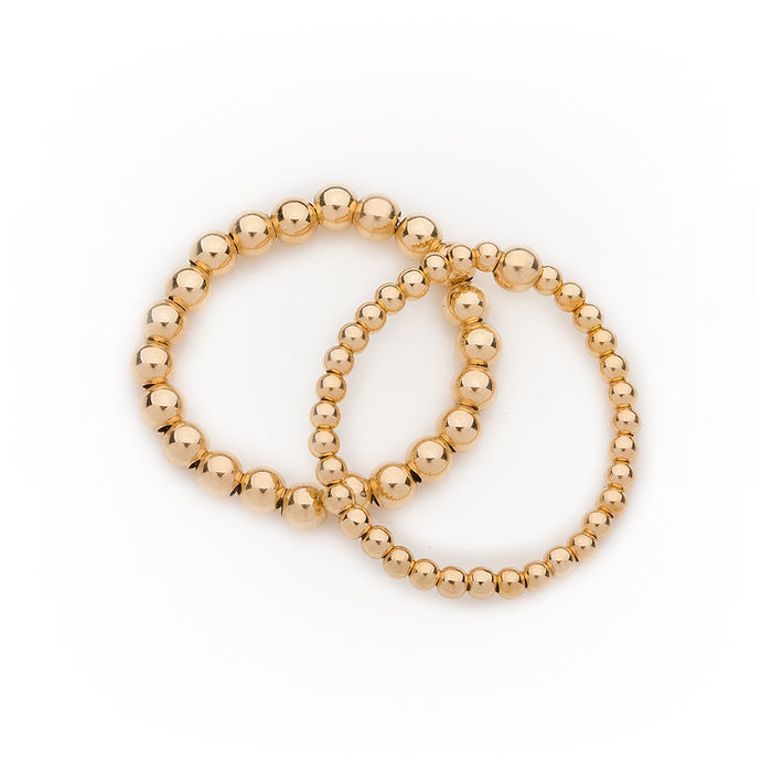 Classic 3mm Ring in 14k Yellow Gold Filled Beads