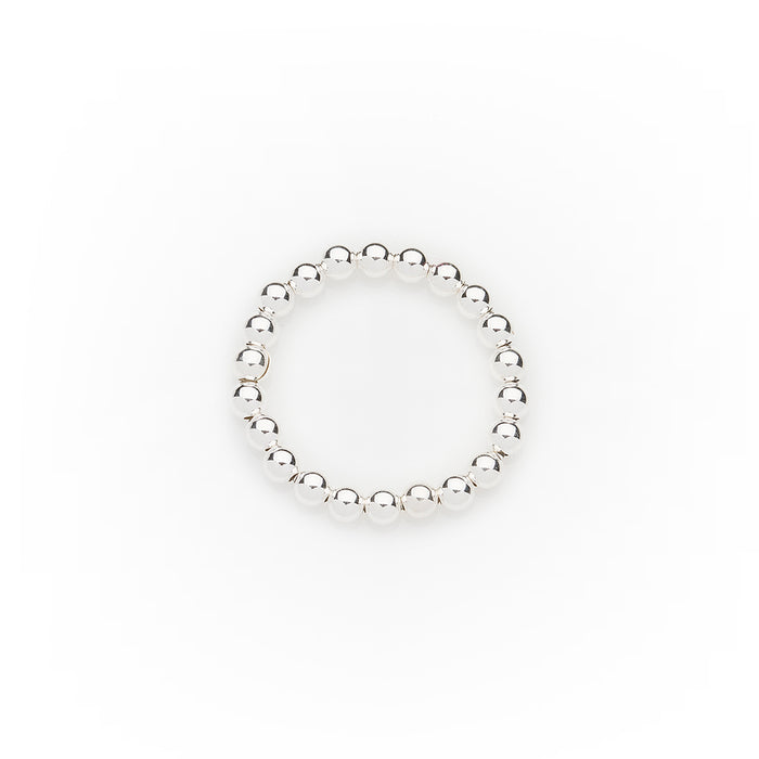 Classic 3mm Ring in Sterling Silver Beads