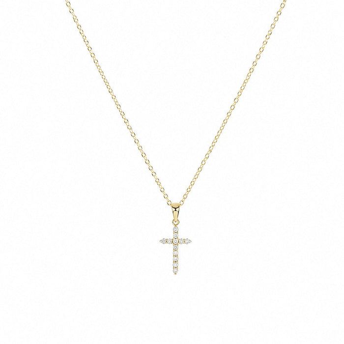 The Perfect Diamond Cross Necklace