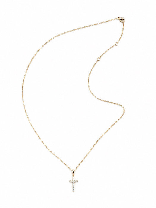 The Perfect Diamond Cross Necklace