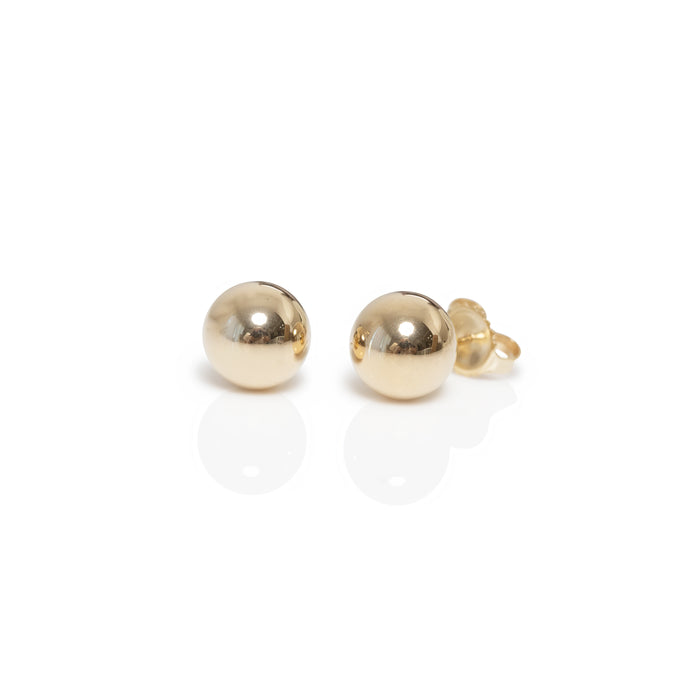 Large Gold Ball Studs
