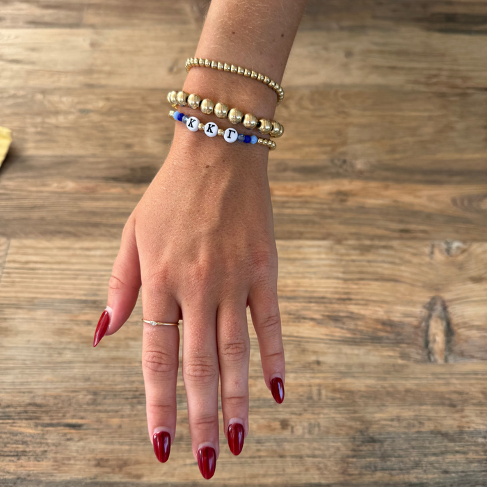 Sorority Letter Bracelet