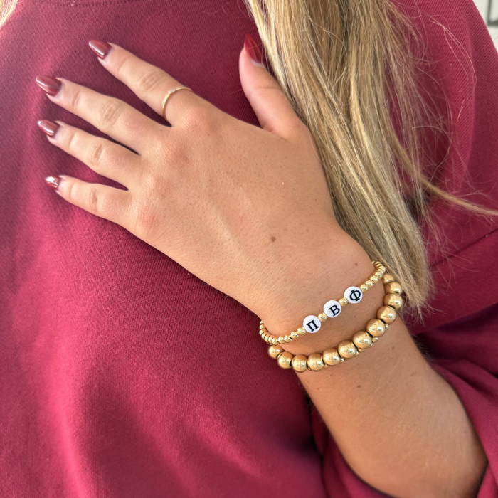 Sorority Letter Bracelet
