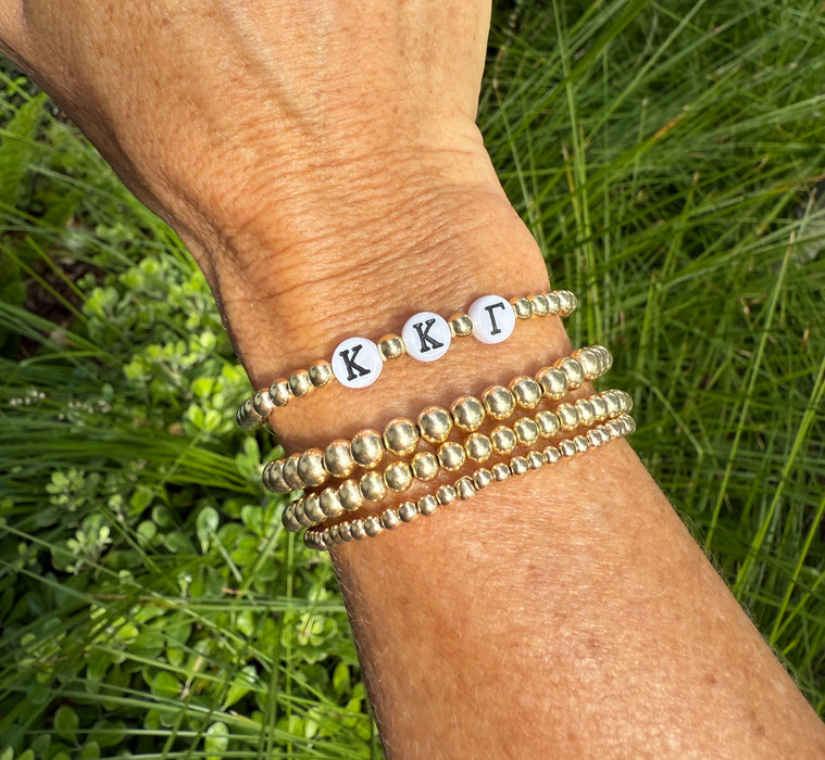Sorority Letter Bracelet