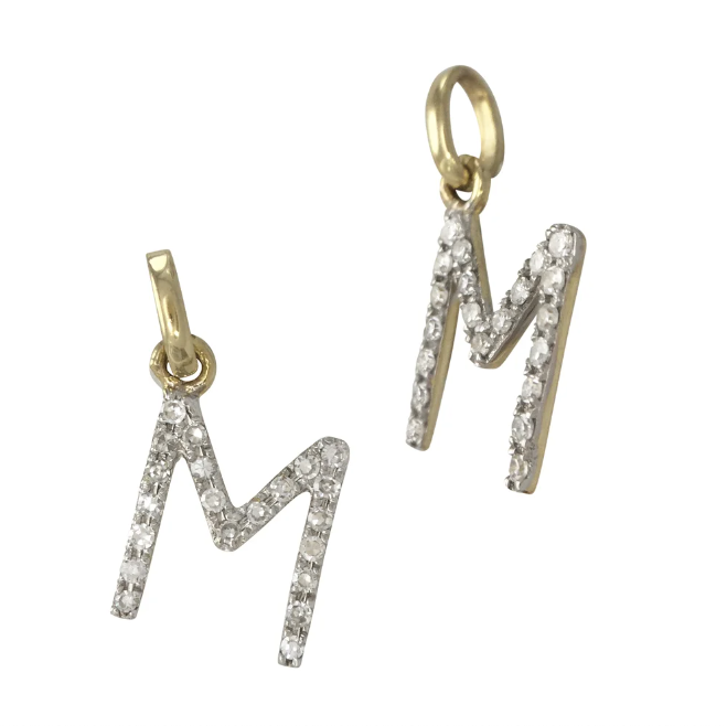 Mini Diamond Initial Necklace