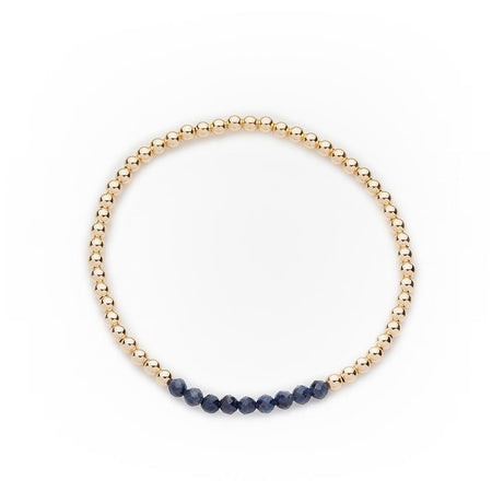 5mm 14k Yellow Gold Filled Bead Bracelet