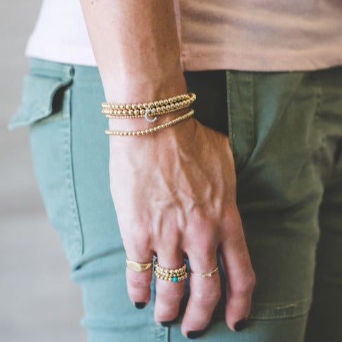 Next 2025 initial bracelet