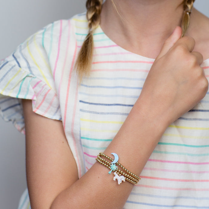 Opalite Charm Bracelet for Kids