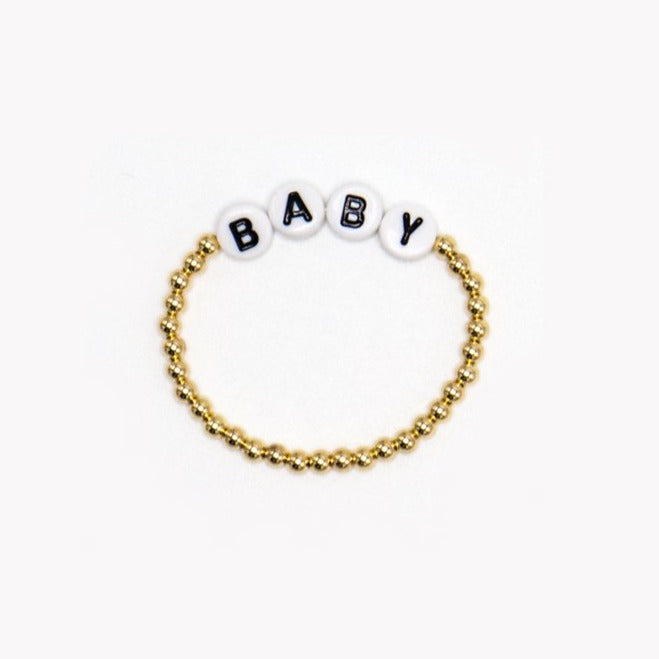 Amazon.com: little girl bracelet, baby bracelets girls 1 year old toddler,  3 years girls' jewelry, infant gold, kids initial, 2 initials, kid 8-10  personalized, birthstone jewelry : Handmade Products
